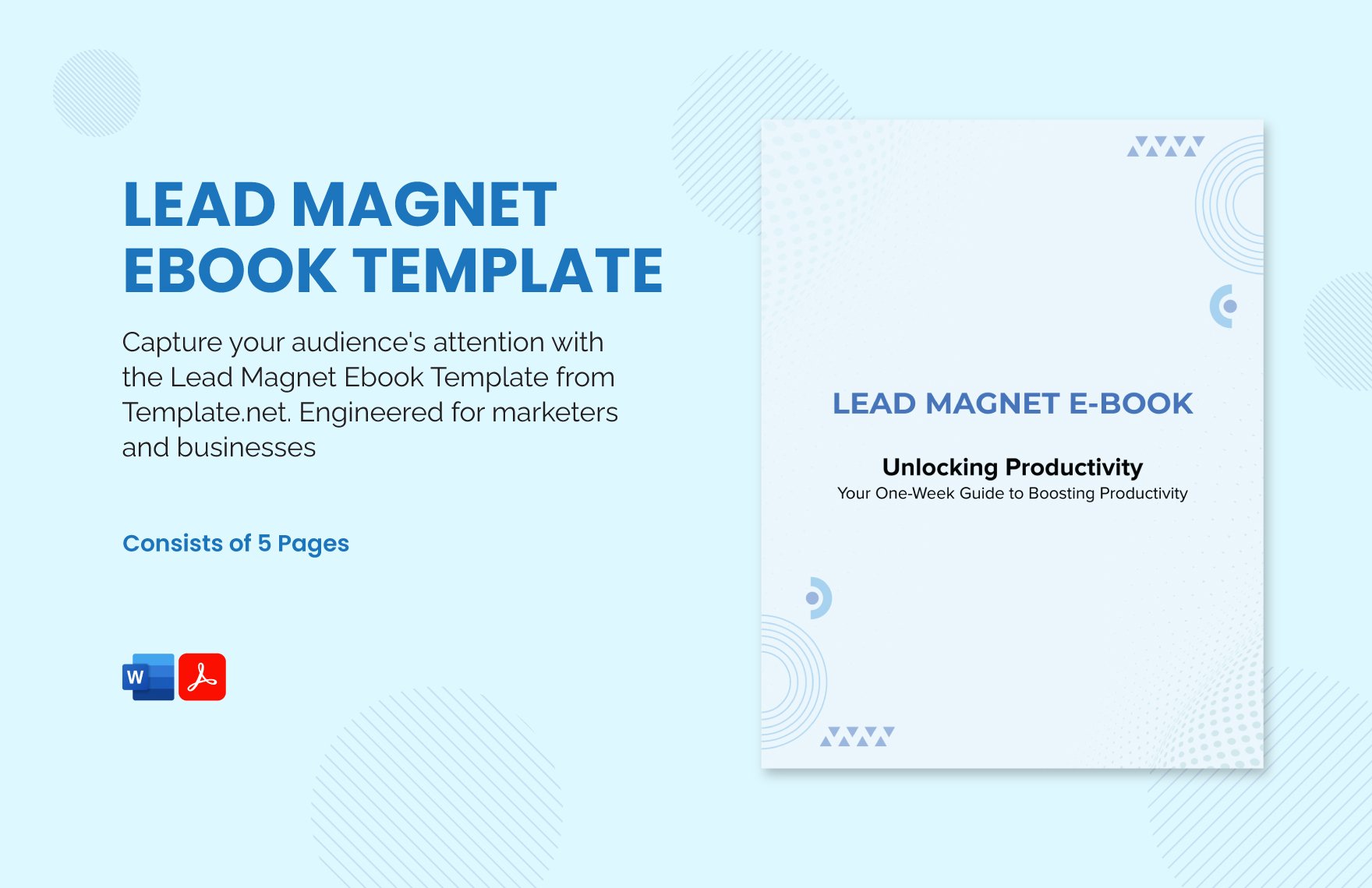 Free Lead Magnet Ebook Template in Word, PDF