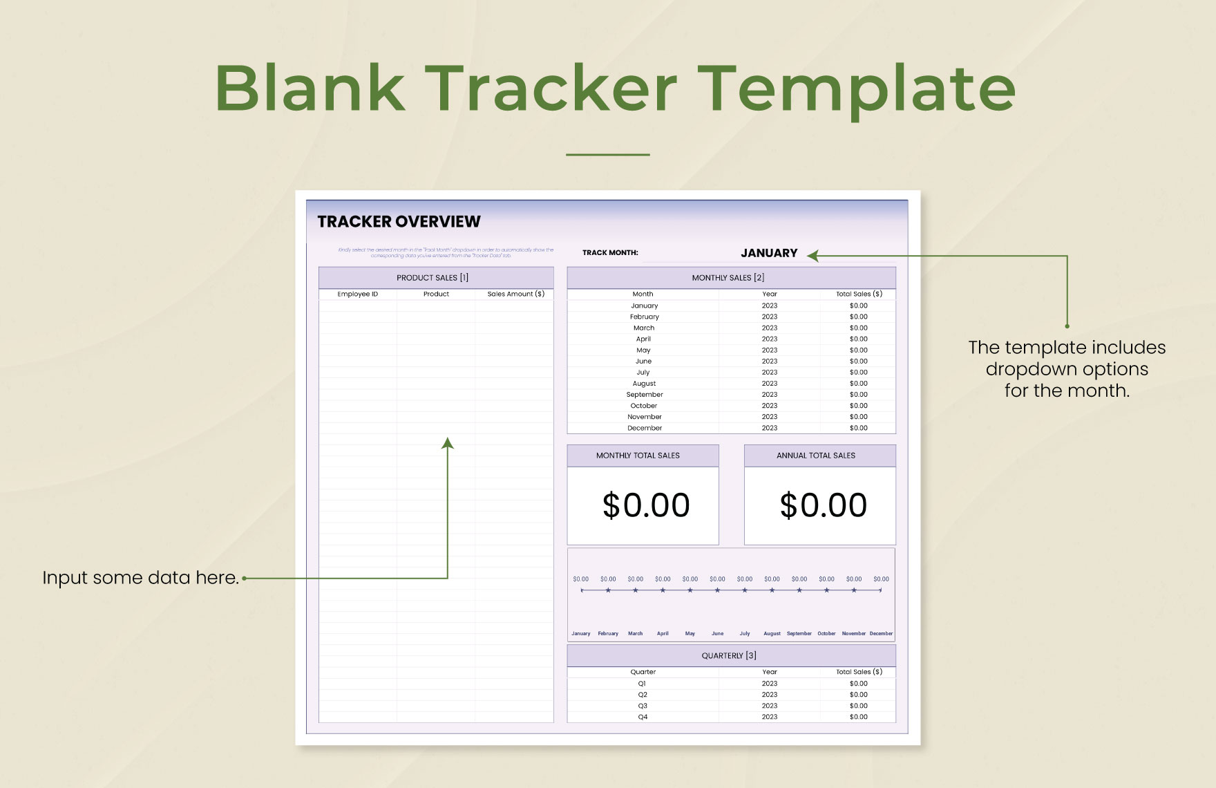 Blank Tracker Template