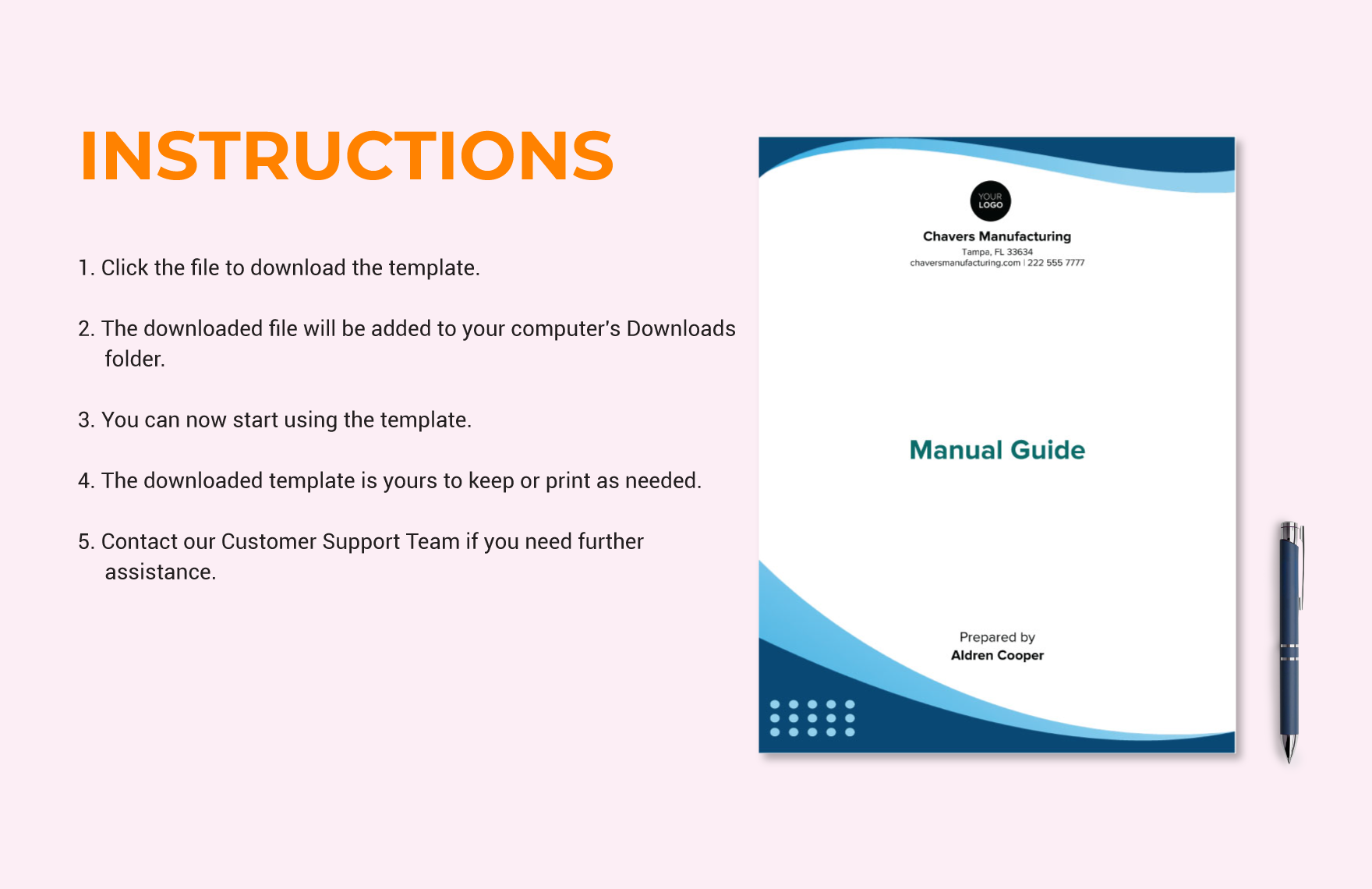 Manual Guide Template