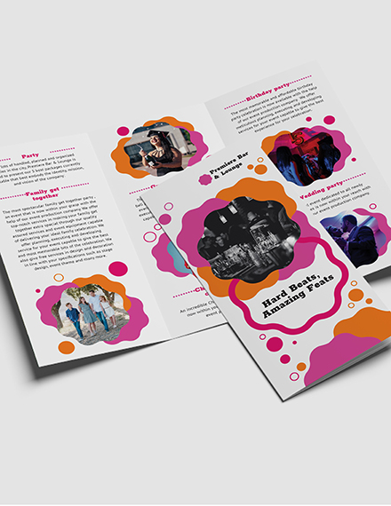 Sample Party TriFold Brochure 