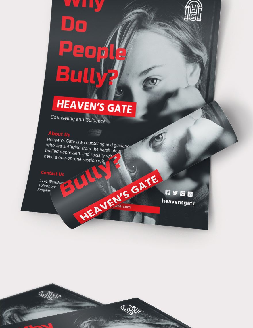 Bullying Flyer Template