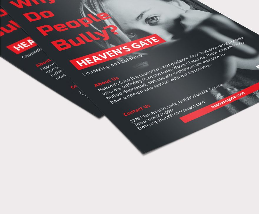 Bullying Flyer Template
