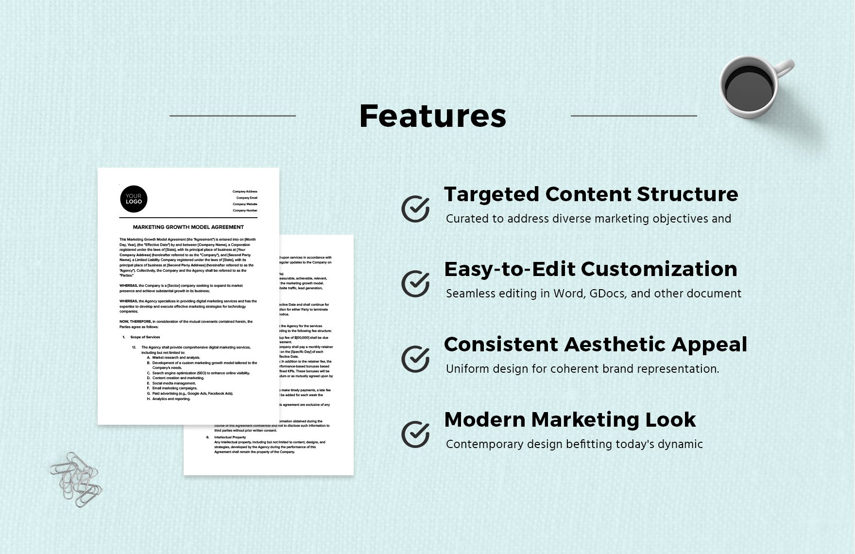 Marketing Growth Model Agreement Template