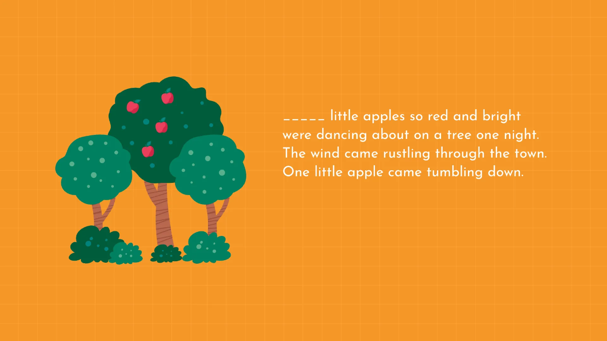 Free Counting with Rhymes and Songs Template to Edit Online