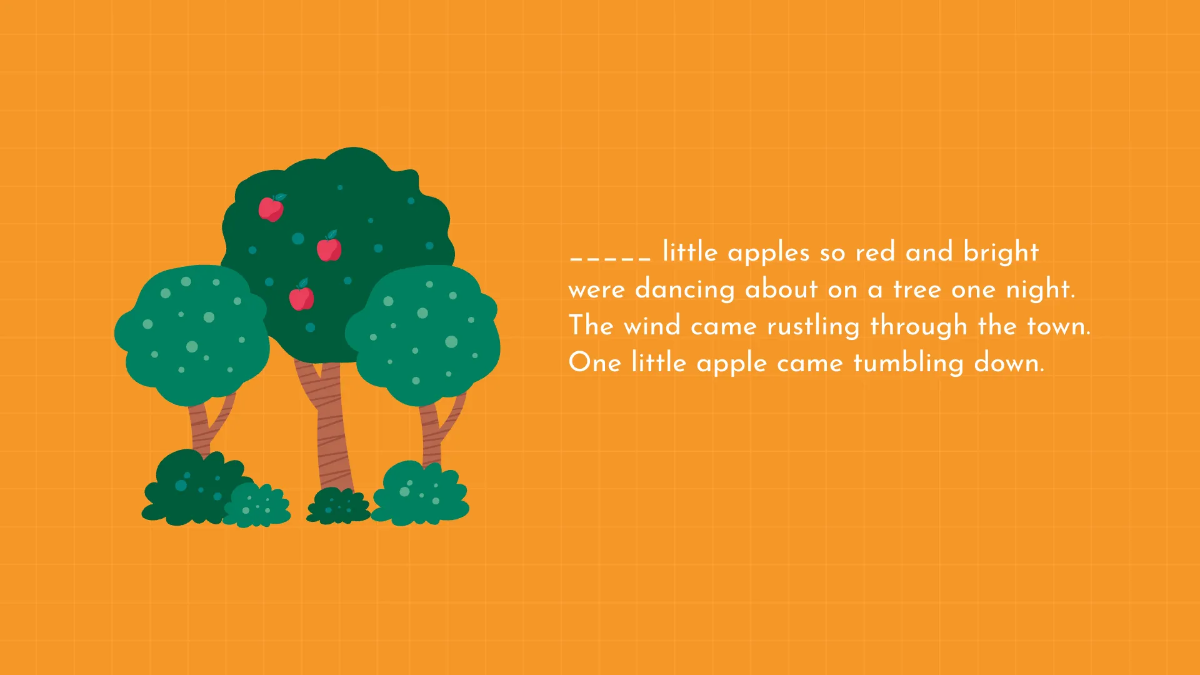 Free Counting with Rhymes and Songs Template to Edit Online