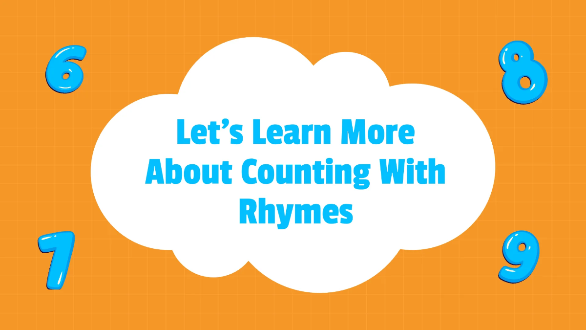 Free Counting with Rhymes and Songs Template to Edit Online