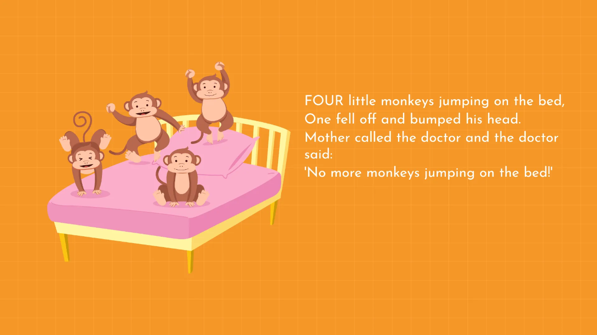 Free Counting with Rhymes and Songs Template to Edit Online