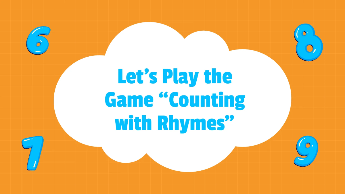 Free Counting with Rhymes and Songs Template to Edit Online