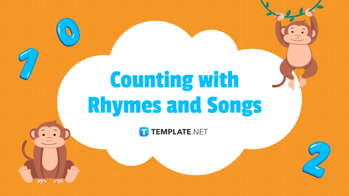 Counting with Rhymes and Songs Template