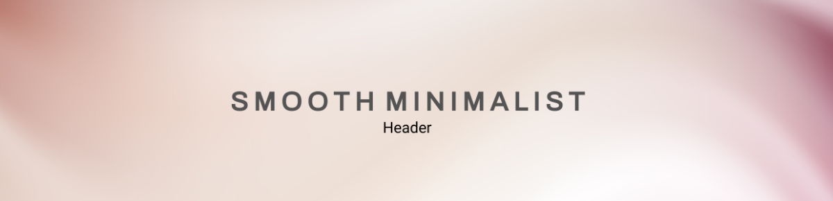 Free Smooth Minimalist Header Template