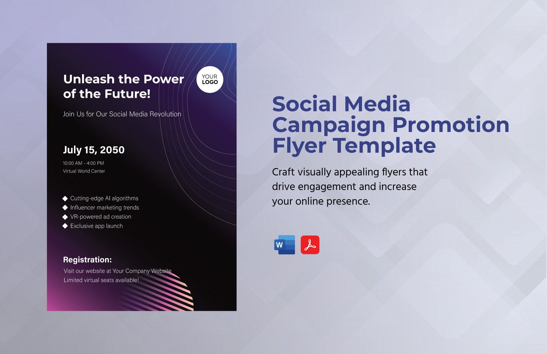 Social Media Campaign Promotion Flyer Template