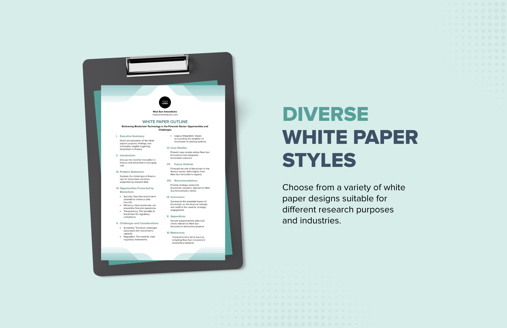 White Paper Outline Template