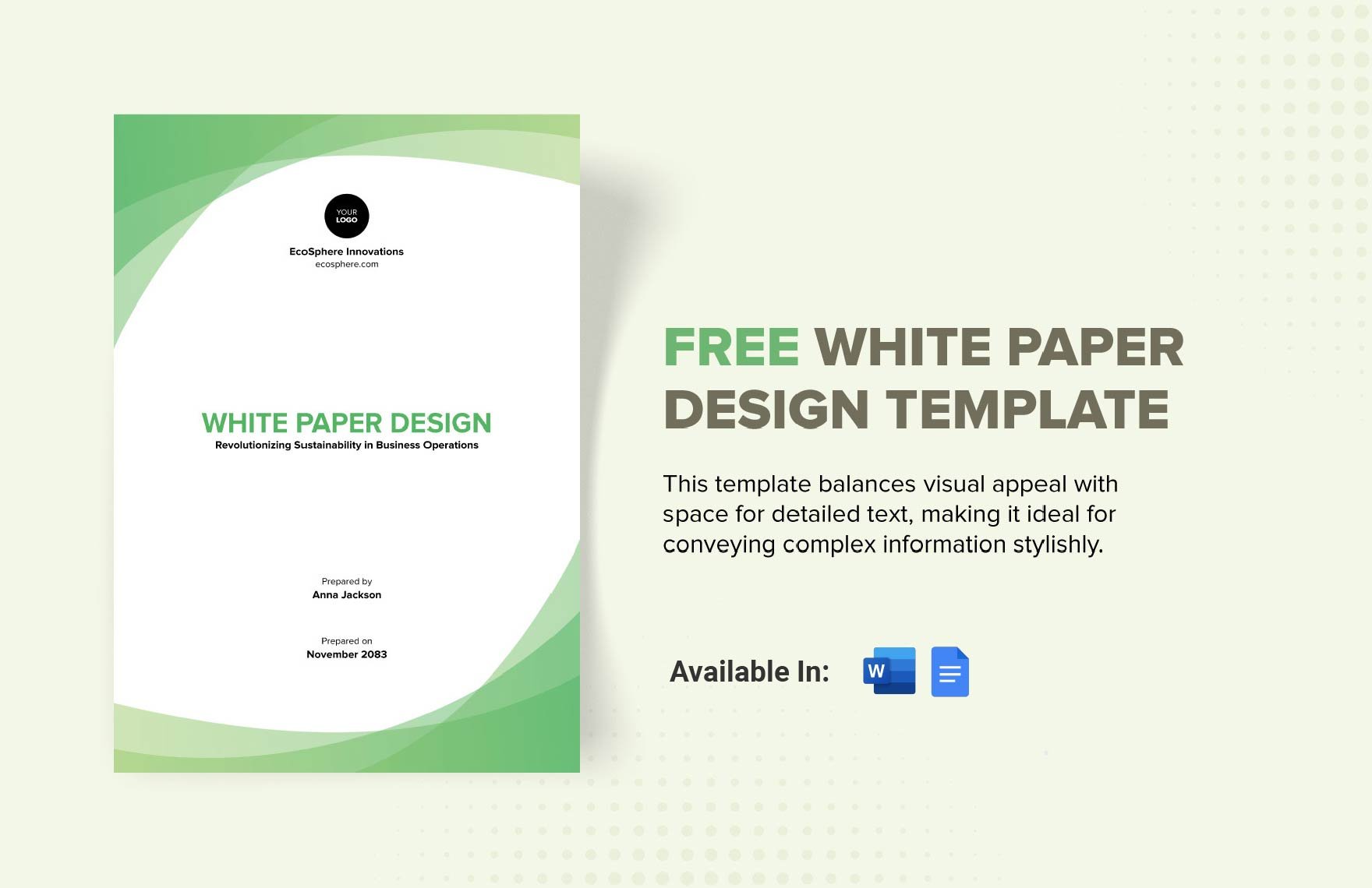 White Paper Design Template