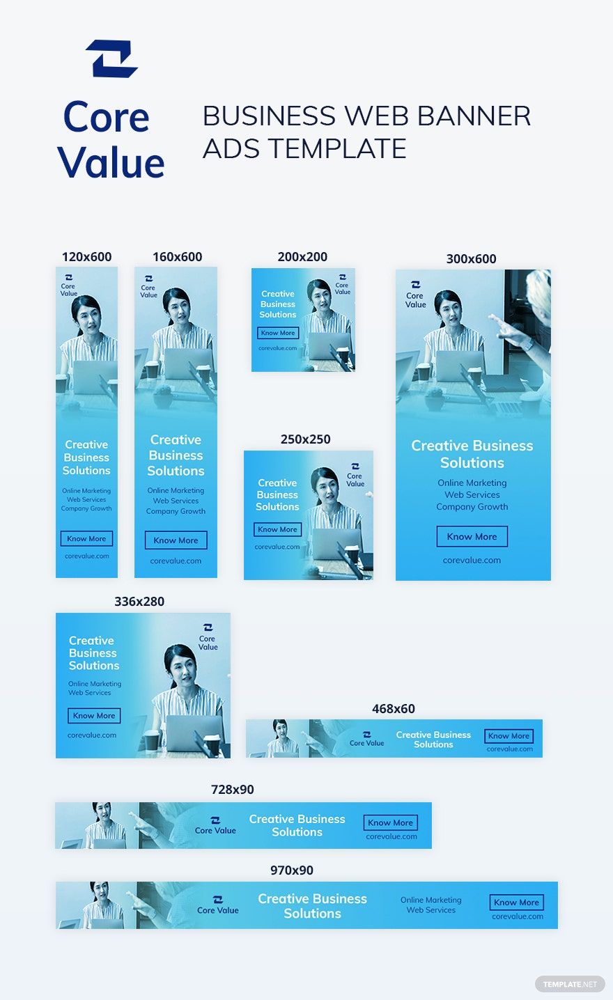 Business Web Banner Ads Template