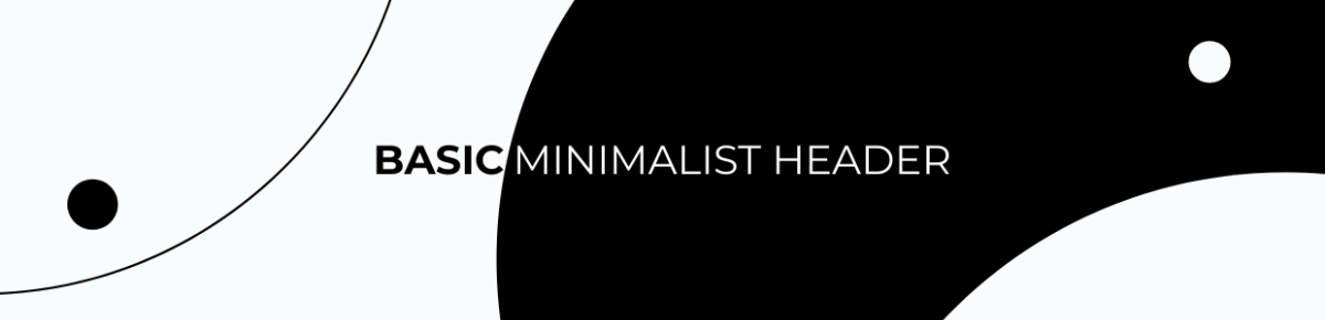 Basic Minimalist Header