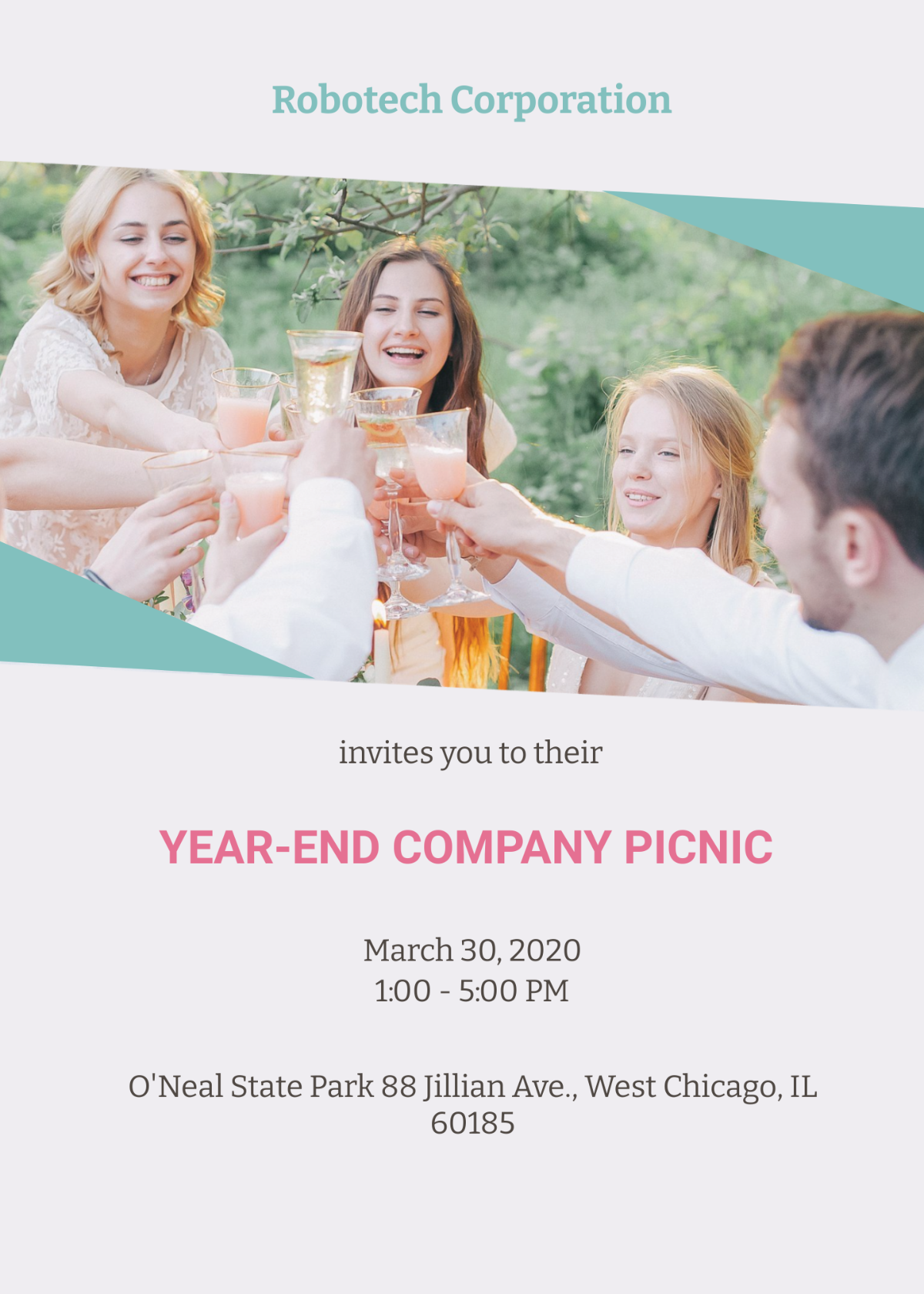 Company Picnic Invitation Template