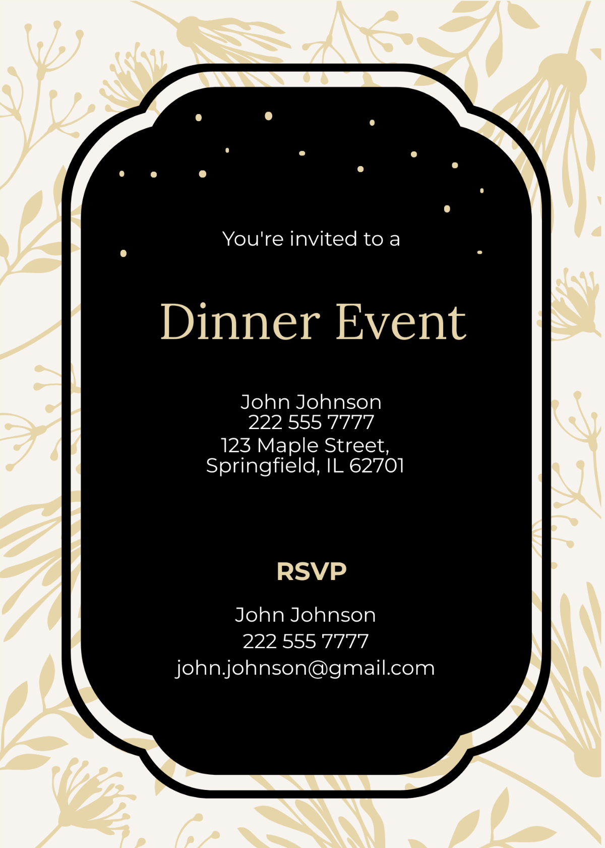 Dinner Invitation