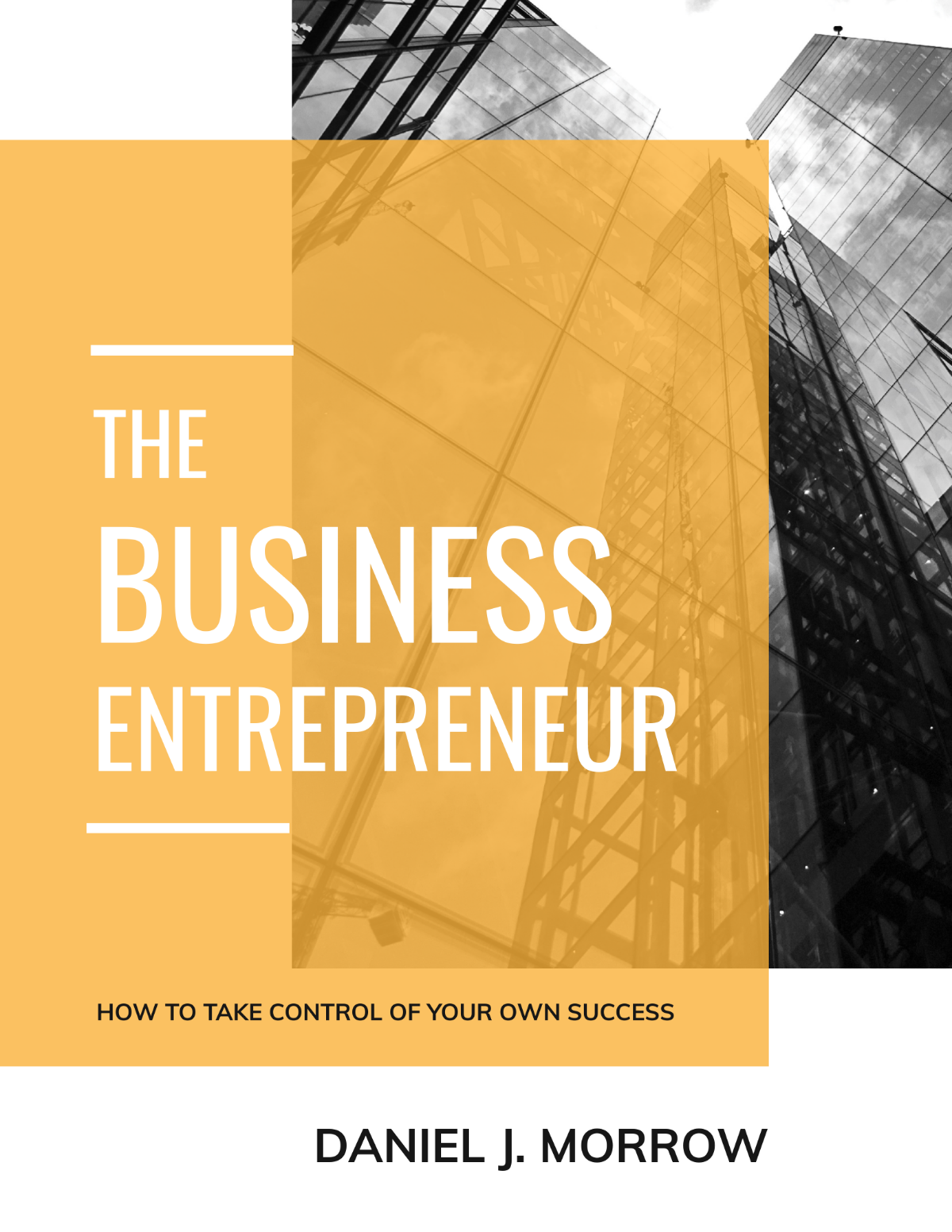 Entrepreneur Book Cover Template