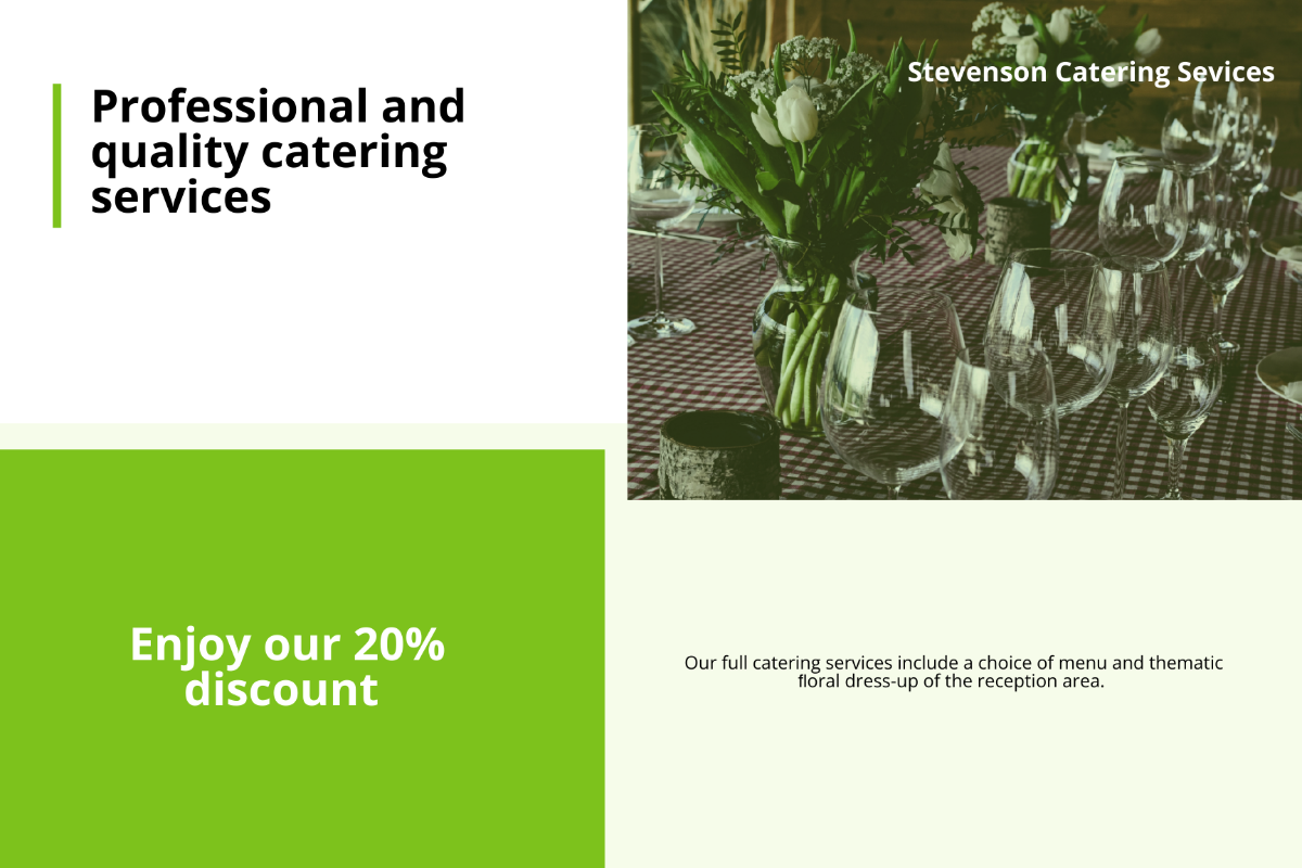 Catering Business Postcard Template - Edit Online & Download