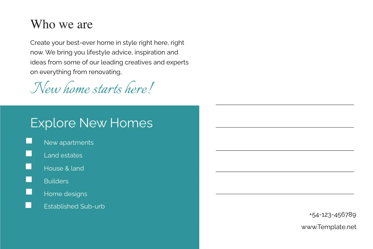 Free Business Postcard Template to Edit Online