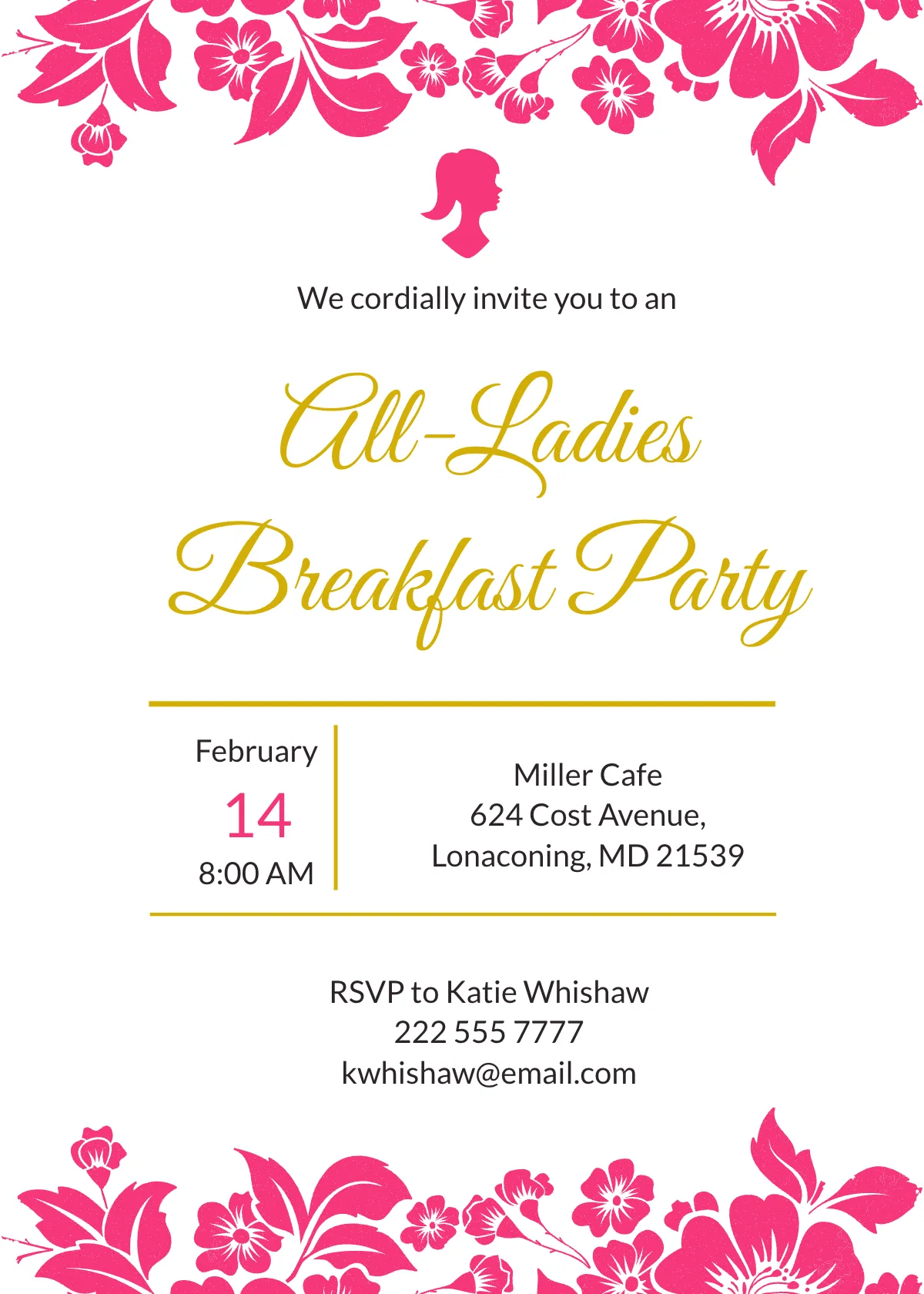 Free Continental Breakfast Invitation Template Edit Online Download