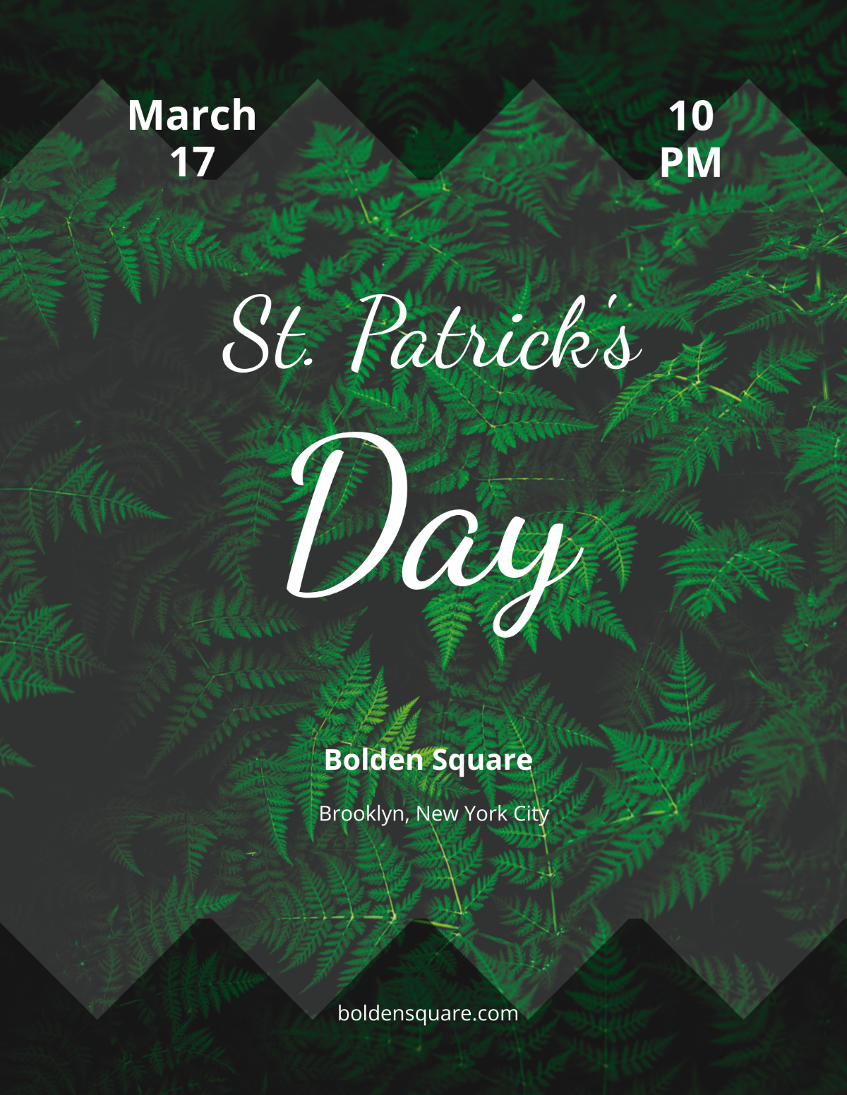 St Patrick's Day Flyer