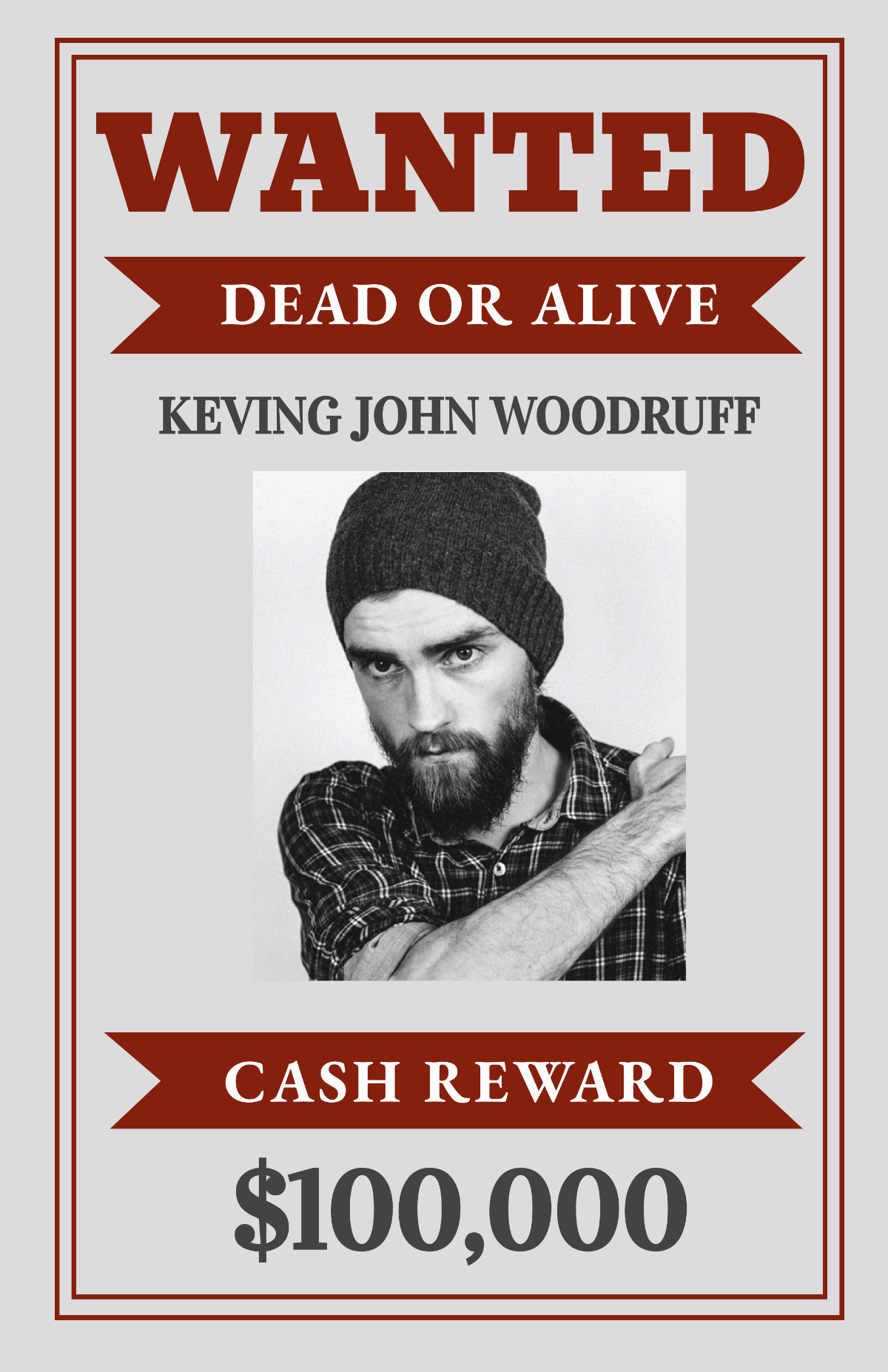 Free Wanted Poster Template