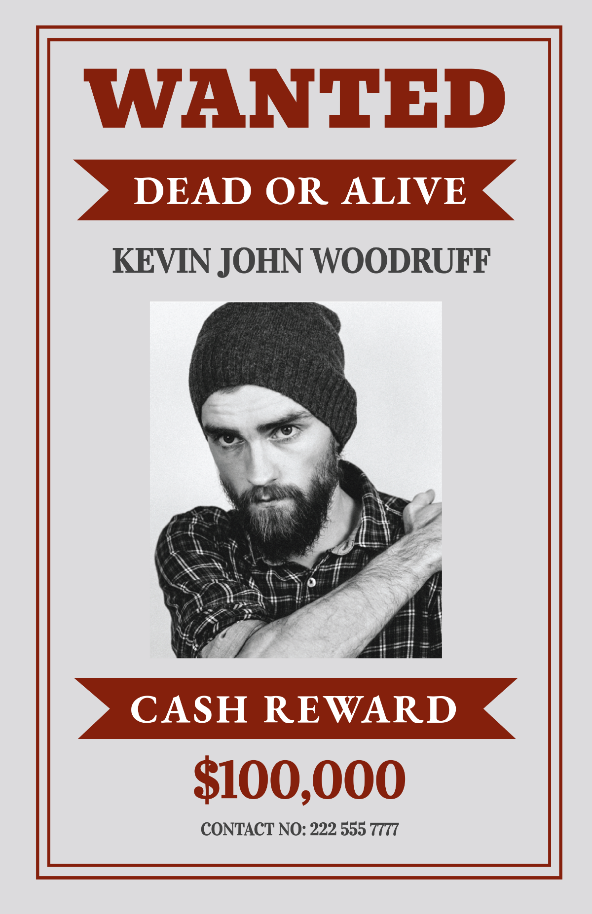 Wanted Poster Template - Edit Online & Download