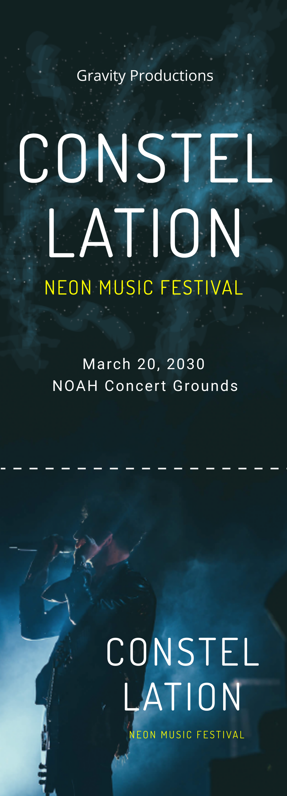 Music Ticket Template