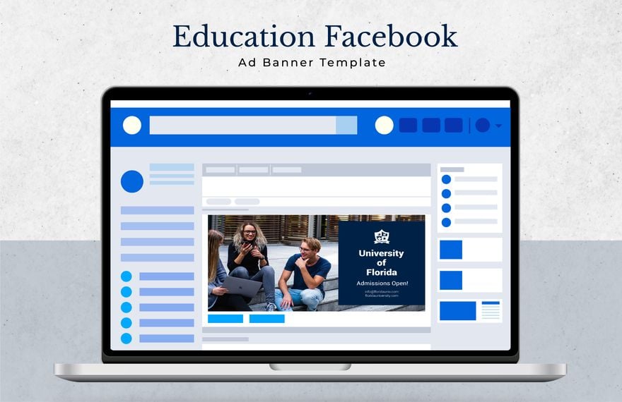Education Facebook Ad Banner Template