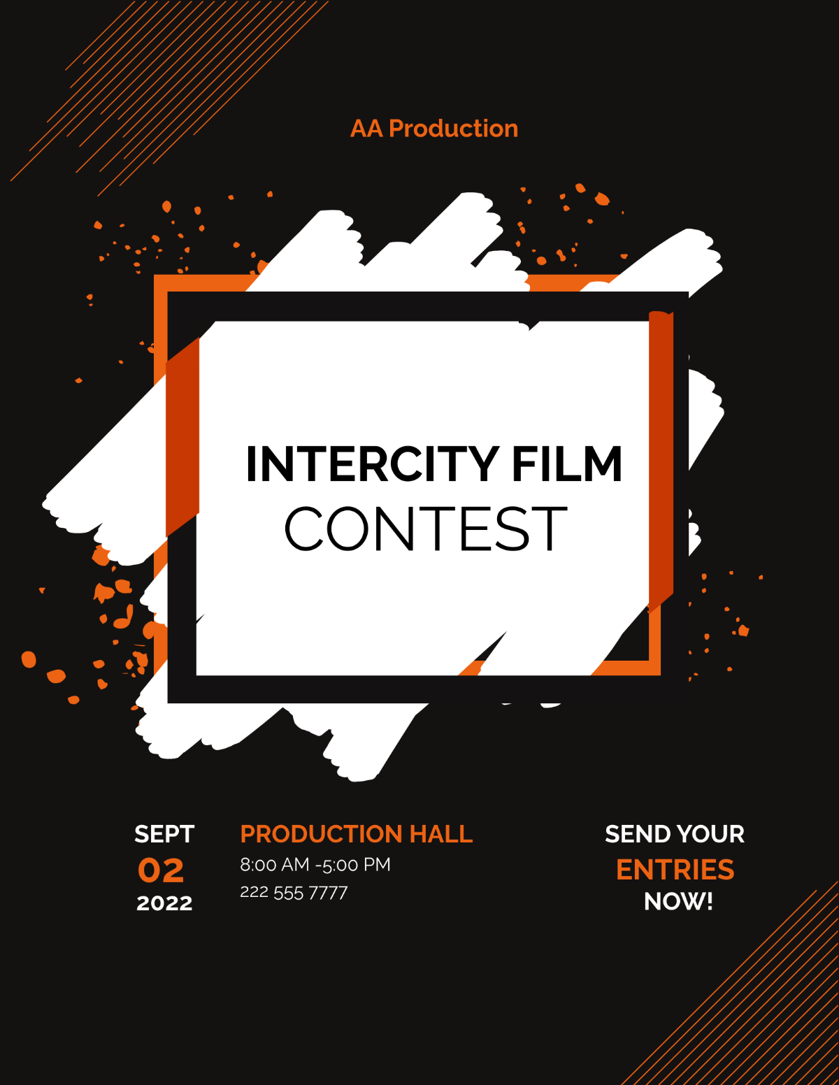 Contest Flyer Template - Edit Online & Download