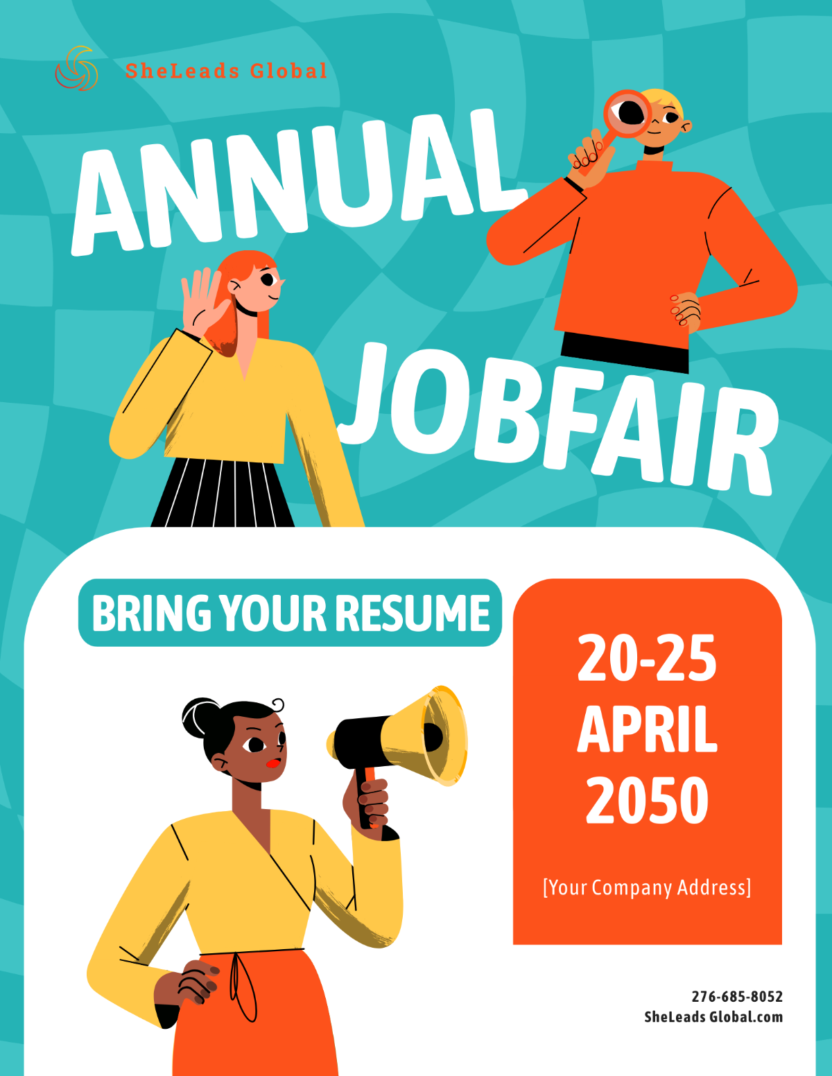 Job Fair Flyer Template - Edit Online & Download