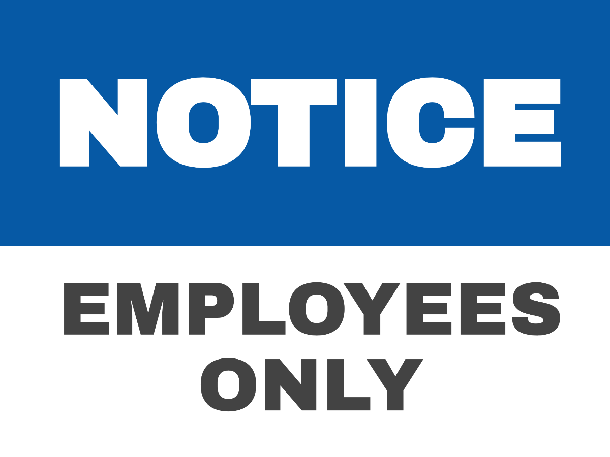 Workplace Sign