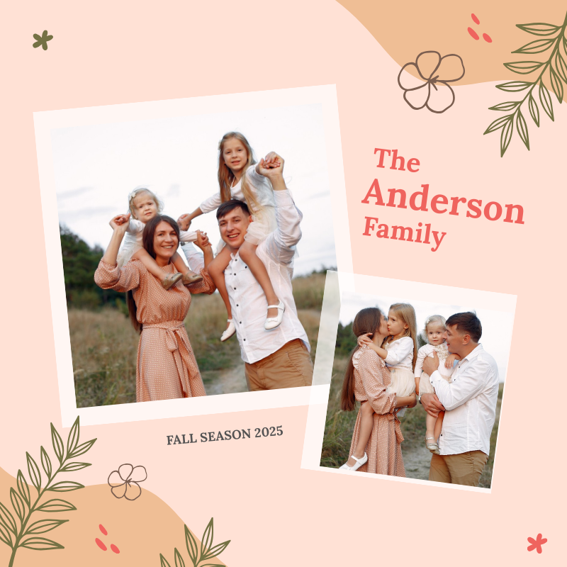 Family Photo Book Cover