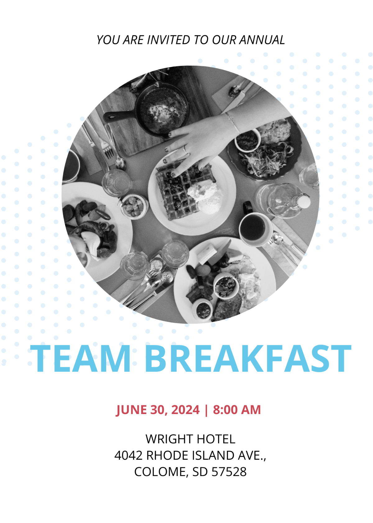 Free Breakfast Invitation Templates Editable And Printable Free Breakfast Invitation Templates Editable And Printable