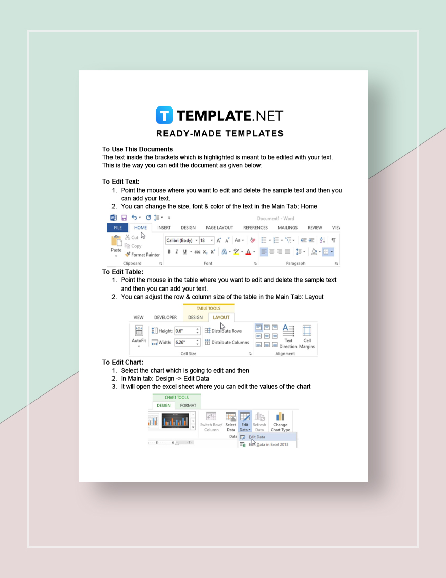 Jewelry Store Invoice Template