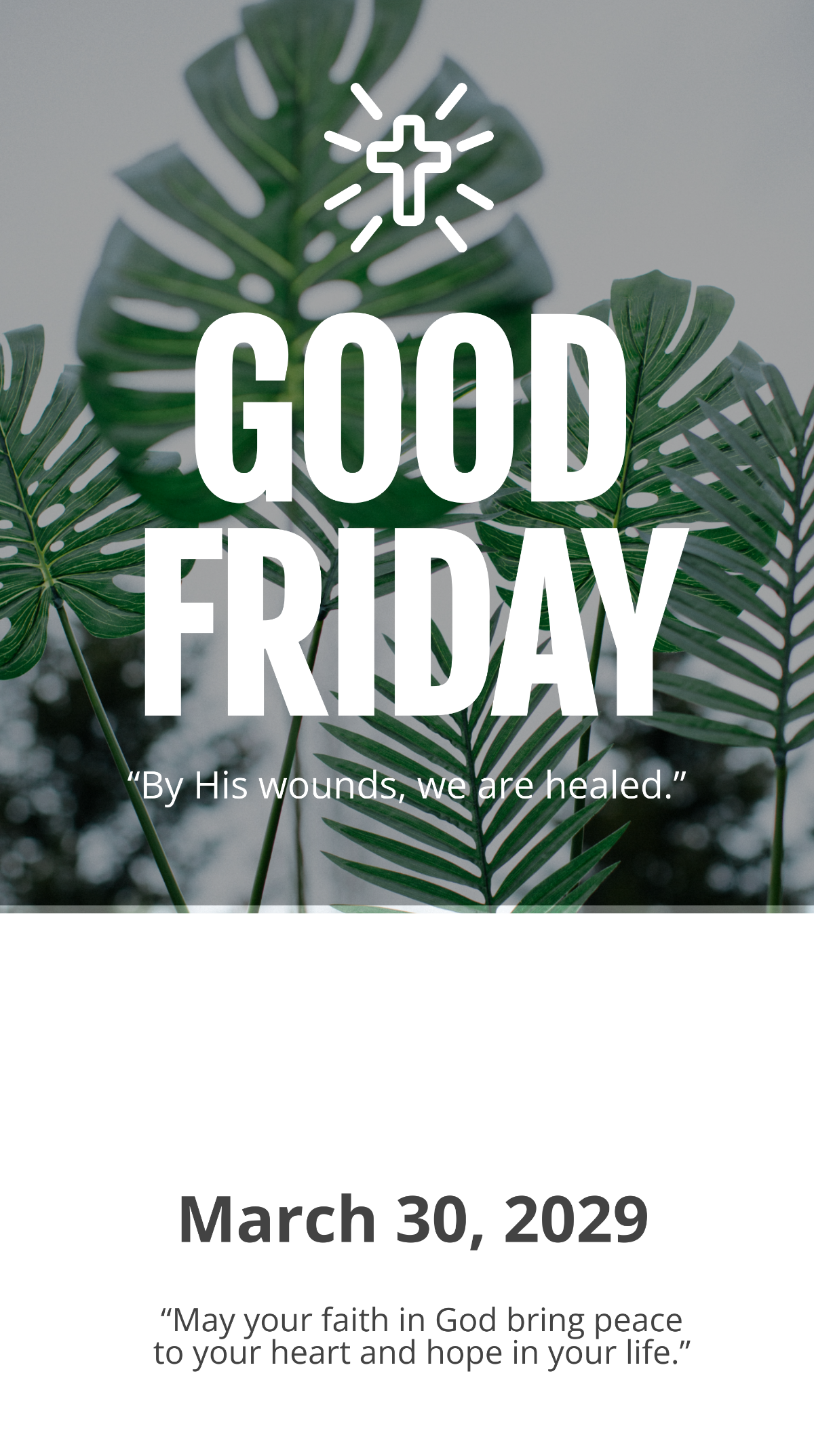 Good Friday Snapchat Geofilter Template