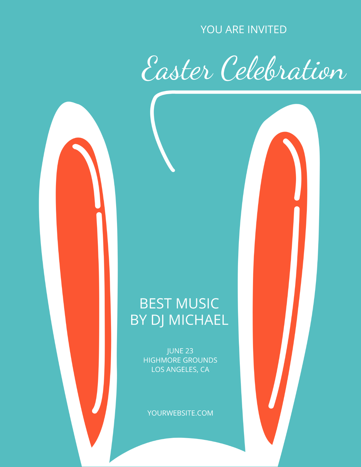 Easter Celebration Flyer Template