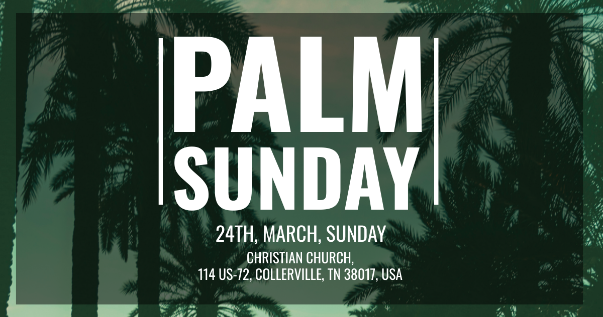 Palm Sunday LinkedIn Blog Post Template