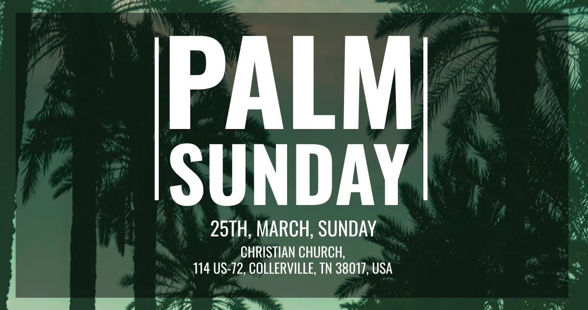 Palm Sunday LinkedIn Blog Post Template - Edit Online & Download