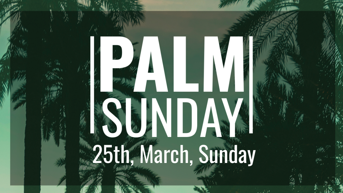 Palm Sunday YouTube Video Thumbnail Template
