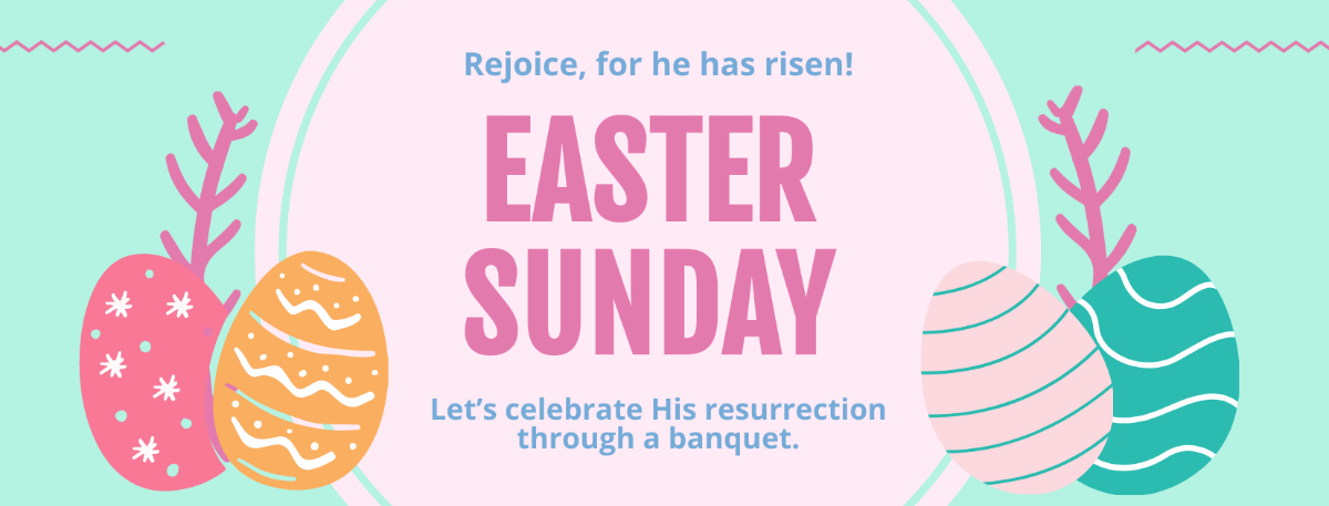 Free Easter Sunday Facebook Cover Template