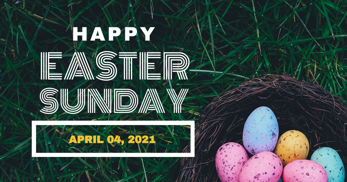 Free Easter Sunday LinkedIn Post Template