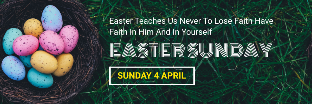 Easter Sunday Twitter Header Cover Template