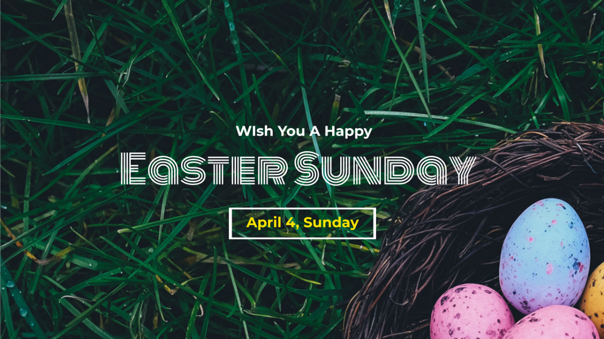 Free Easter Sunday YouTube Channel Cover Template
