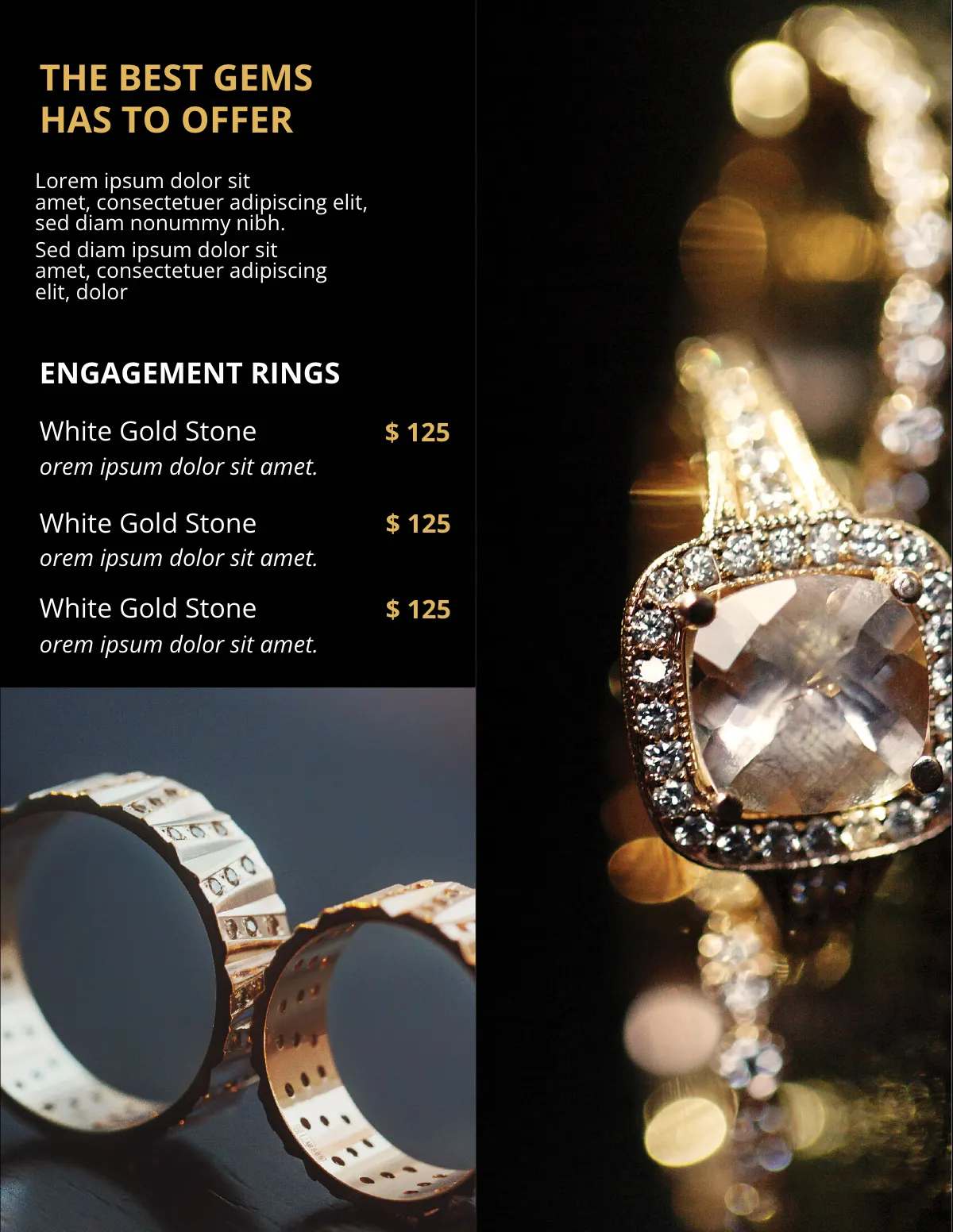 Free Jewelry Catalog Template to Edit Online