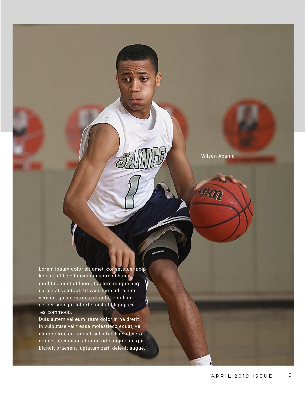 Free Sports Magazine Template to Edit Online