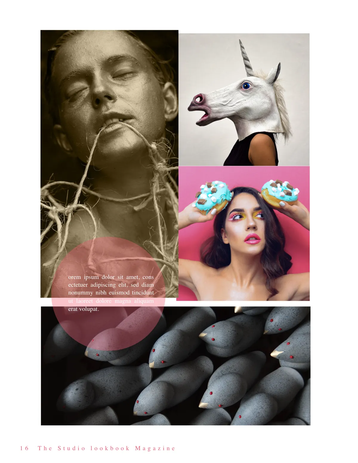 Free Studio Lookbook Magazine Template to Edit Online