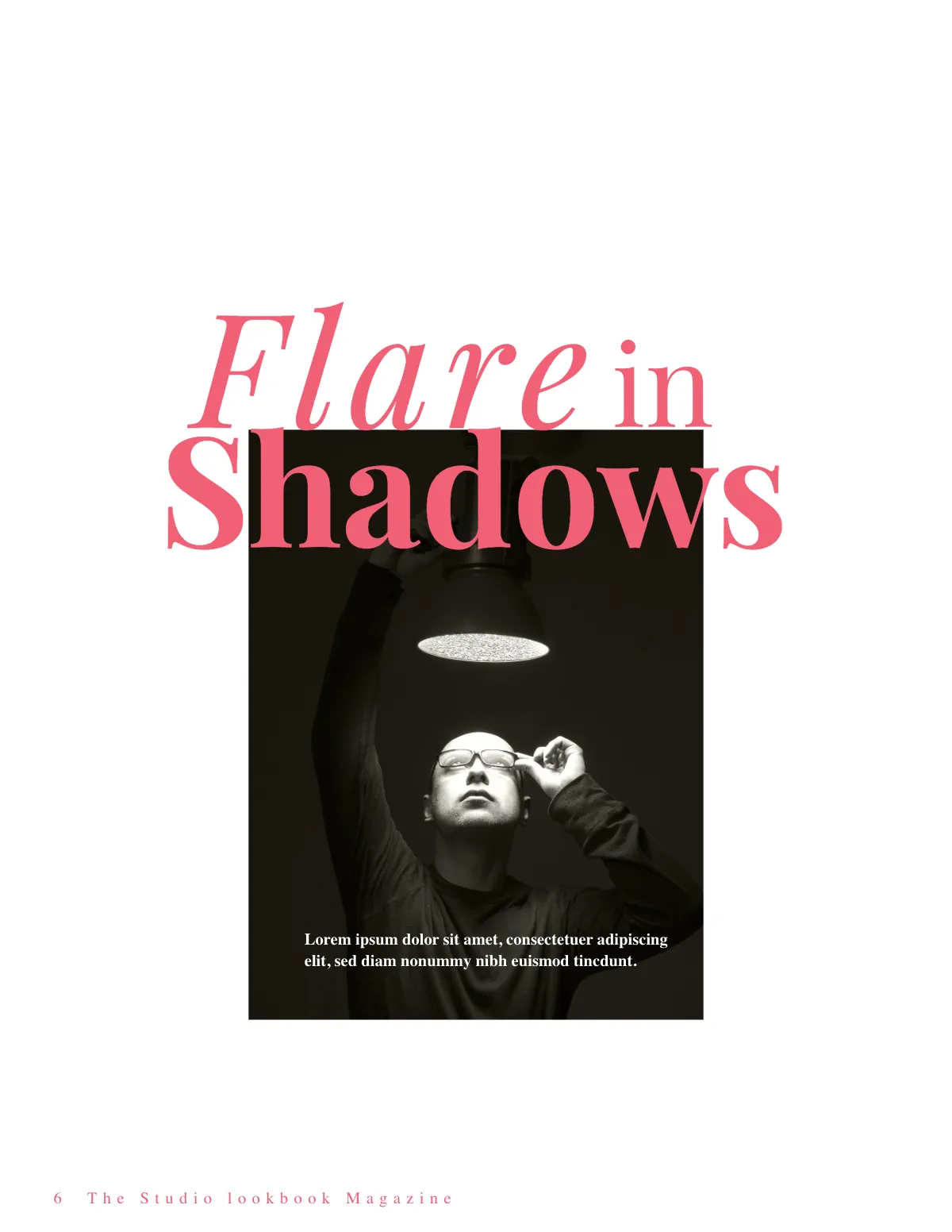 Free Studio Lookbook Magazine Template to Edit Online