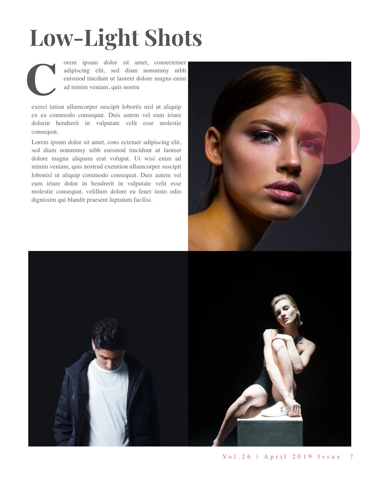 Free Studio Lookbook Magazine Template to Edit Online